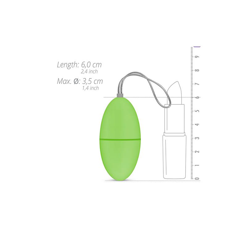 Remote Control Vibrating Egg - Green