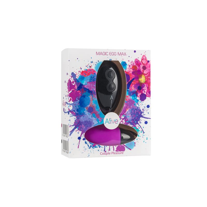 Vibrating Egg Magic Egg Max Purple Silicon 8.3 cm