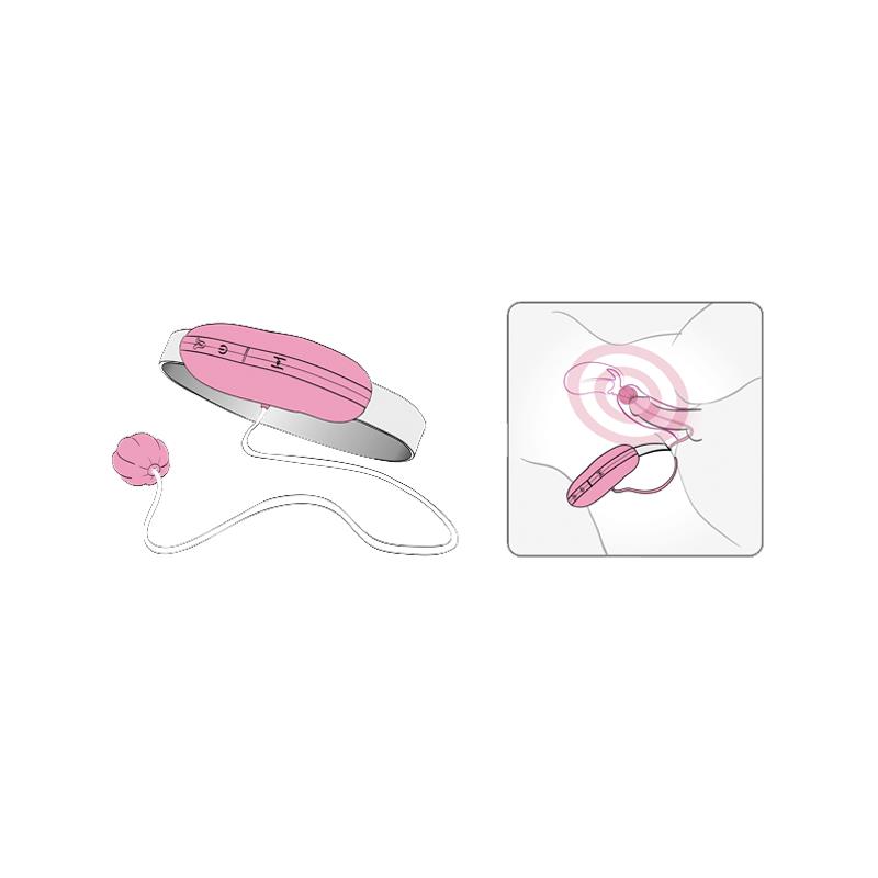 Vibrating Egg Play Ball Silicone 3.9 x 3.5 cm