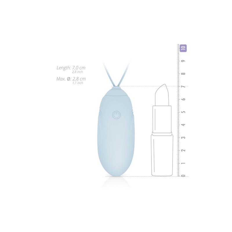 Vibrating Egg USB Blue