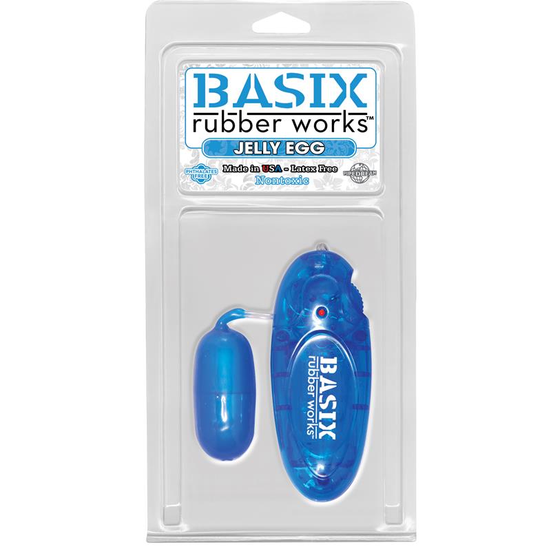 Basix Rubber Works  Jelly Egg - Colour Blue