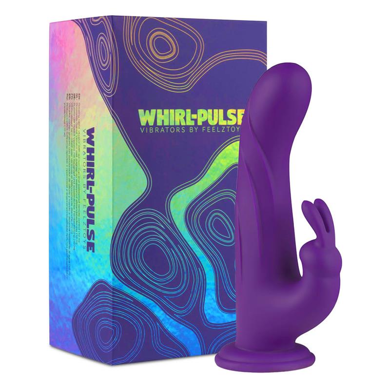 Whirl-Pulse Vibrator and Rotator Remote Control Waterproof USB