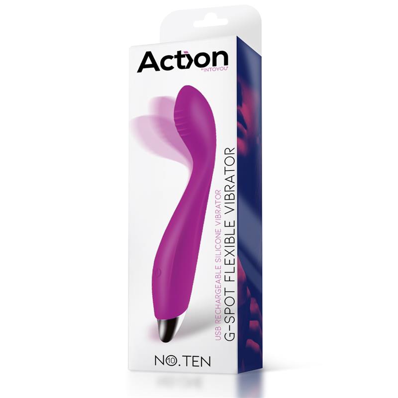 No. Ten G-Spot Hyper-Flexible Vibe Magnetic USB Silicone