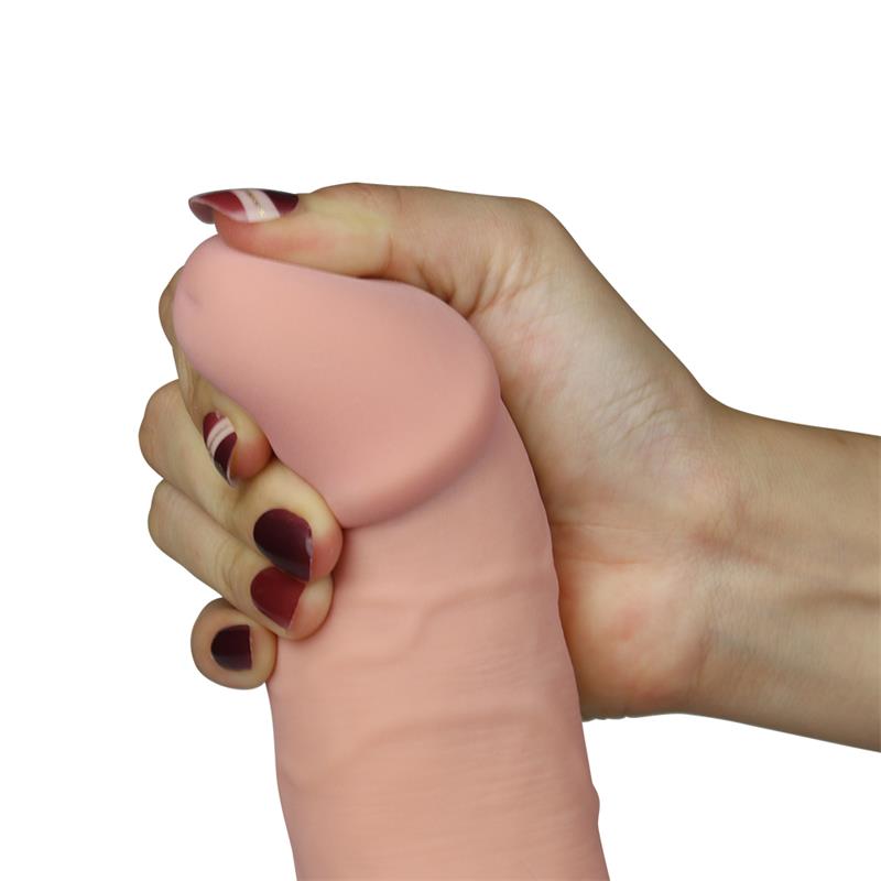 Dildo The Ultra Soft Dude con Vibraci?n 8.8 Natural