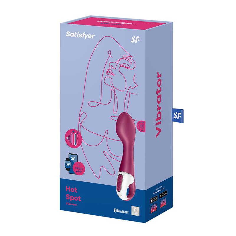 Hot Spot Vibe with Heat Function G-Spot USB Silicone