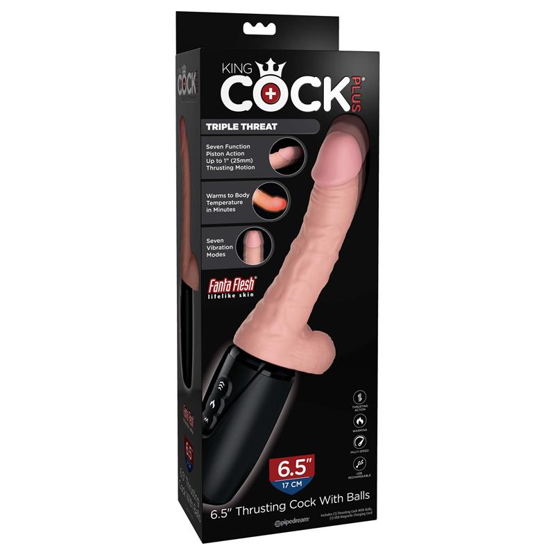 Thrusting Cock with Balls 6.5