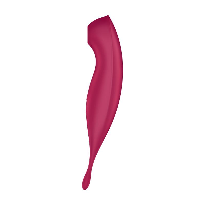 Twirling Pro Clitoris Sucker and Vibe APP Satisfyer Connect Dark Red