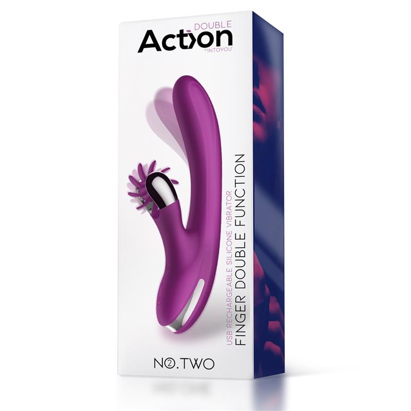 No. Two Finger Vibrator with Rotating Wheel