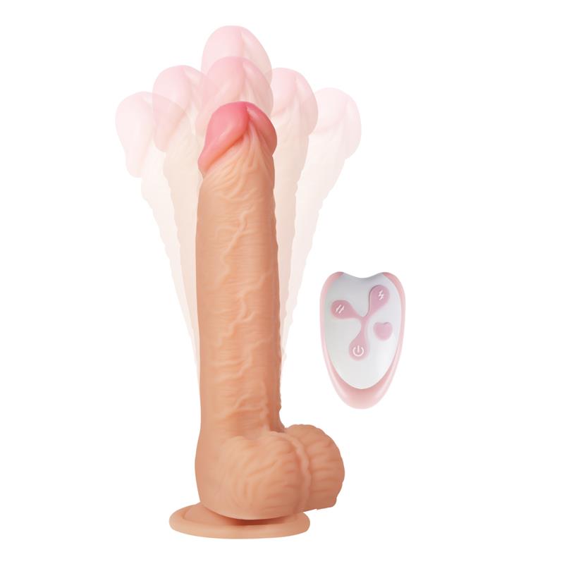 Cesur 3.0 Realistic Dildo Vibrating, Wavy, 360? and Up-and-Down Movement Remote Control USB