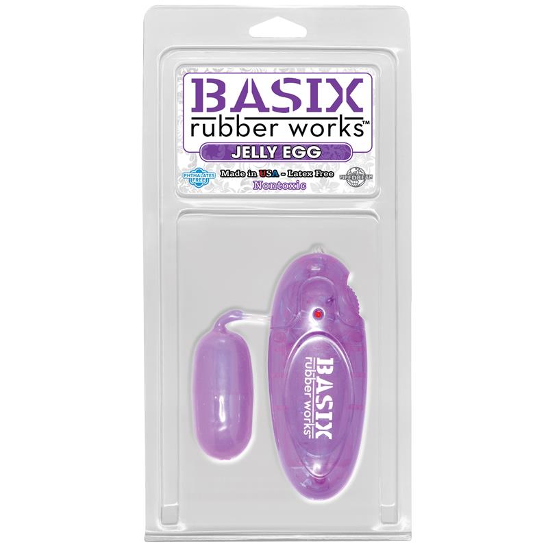 Basix Rubber Works Jelly Egg - Colour Purple