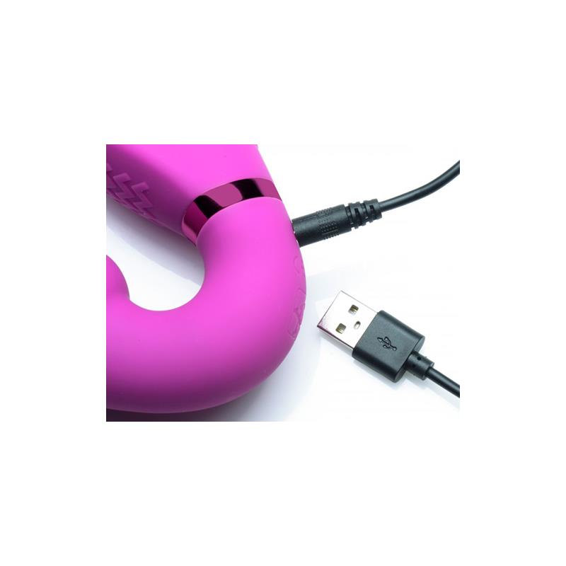 Inflatable Strapless Strap-on Inflatable Function with Remote Control Pink