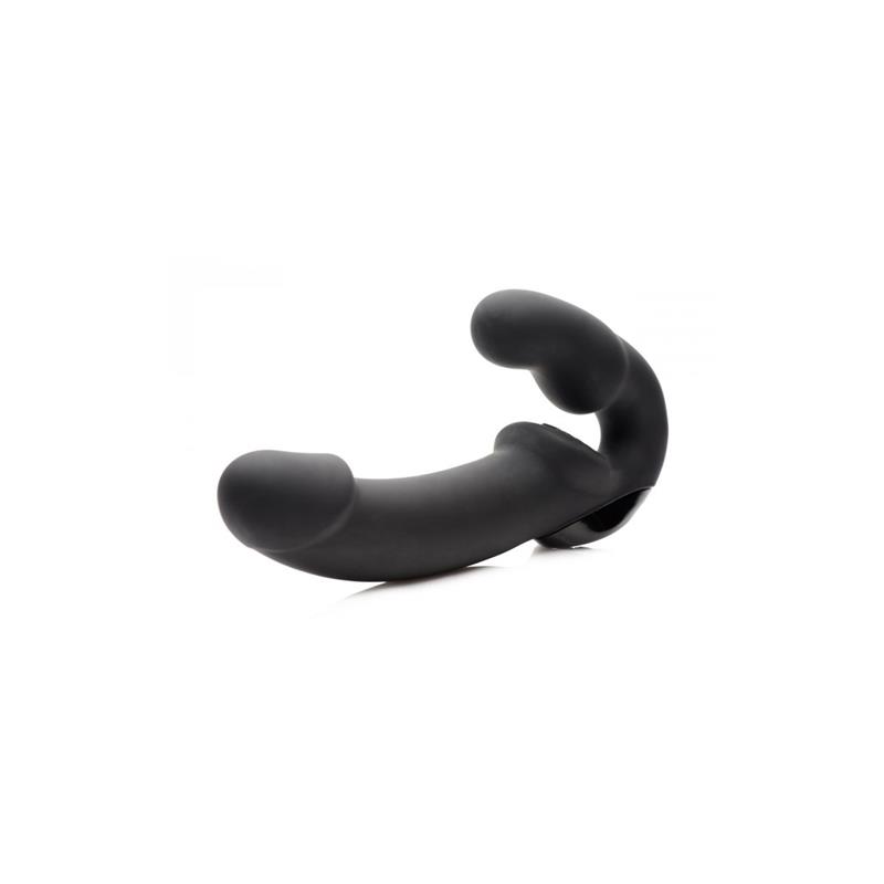 Urge Strapless Strap-On Vibrator Black