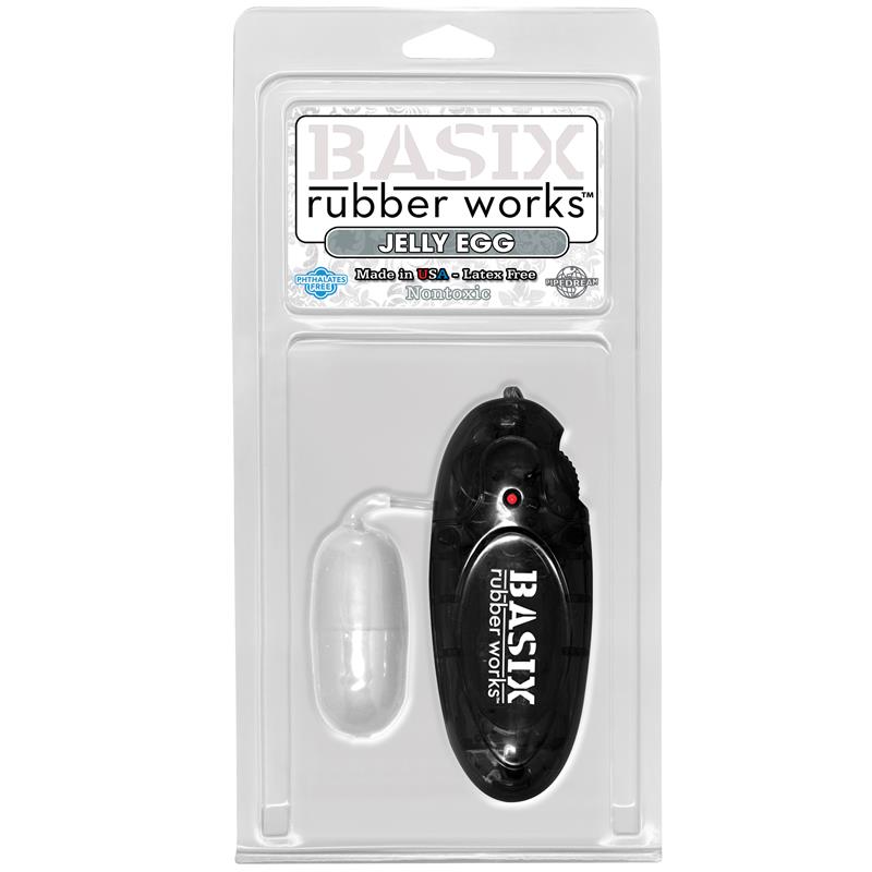 Basix Rubber Works Jelly Egg - Color Clear