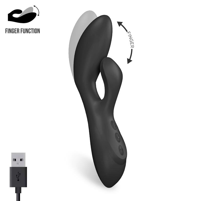 Mabo Finger Movement G-Spot Vibe Unibody Silicone