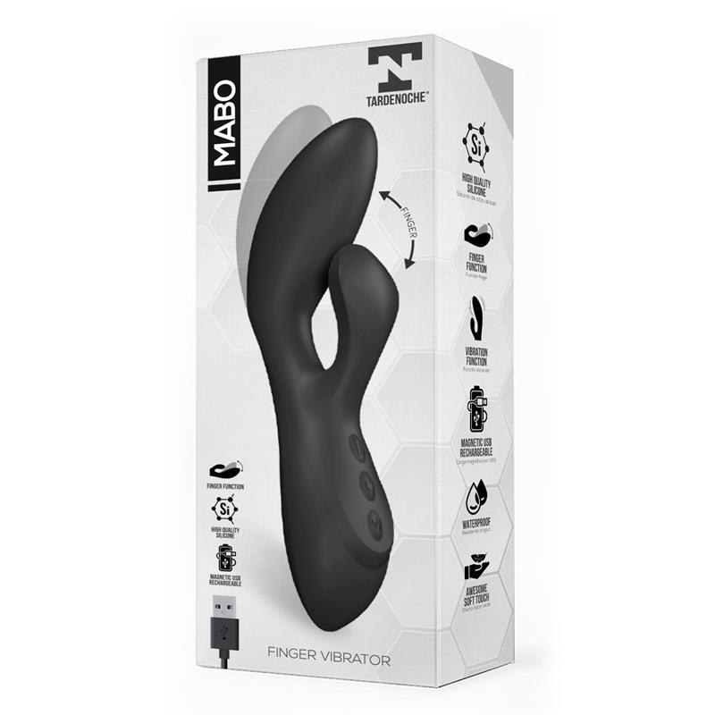 Mabo Finger Movement G-Spot Vibe Unibody Silicone