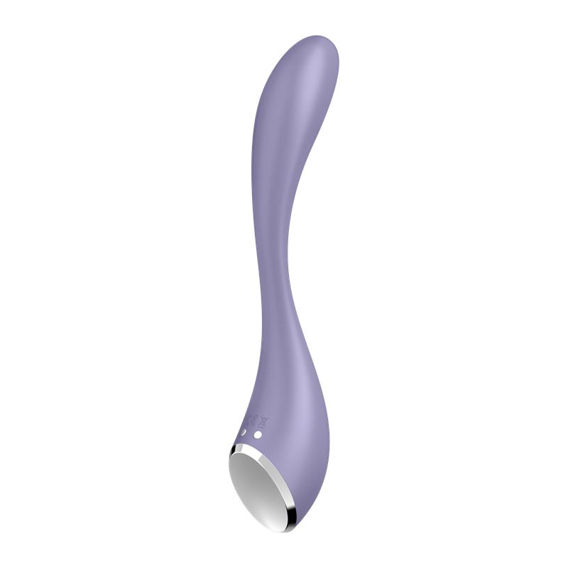 G-Spot Flex 5+ Multi Vibrator with Satisfyer Connect APP Lilac