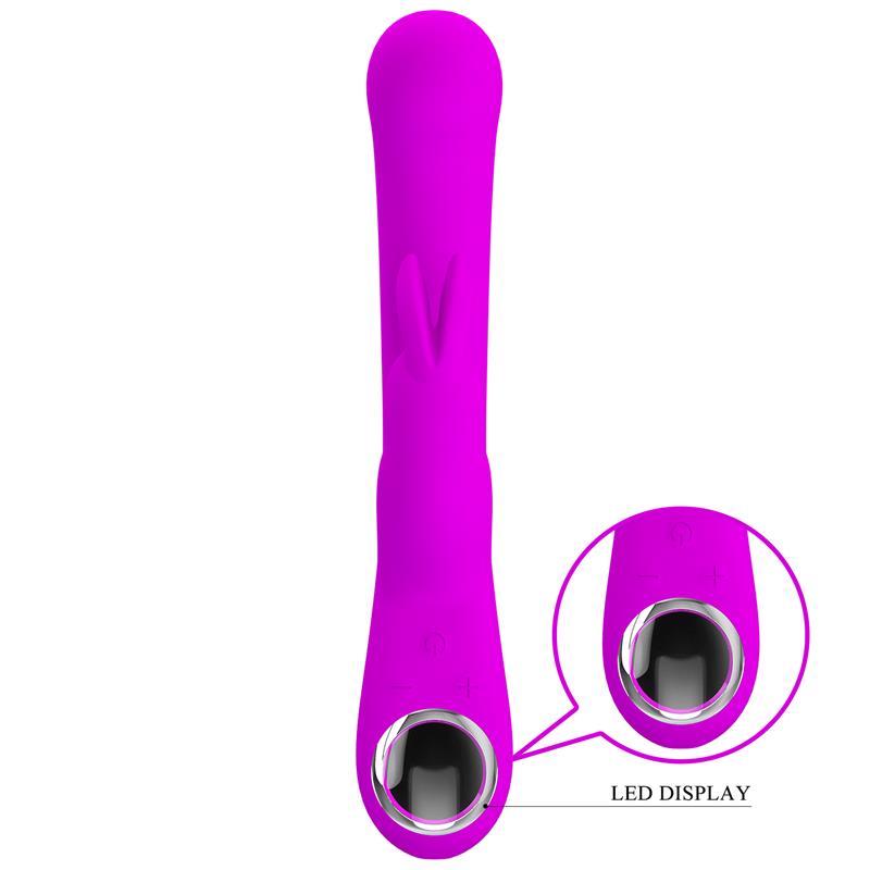 Lamar Vibrator G-Spot Rabbit Violet