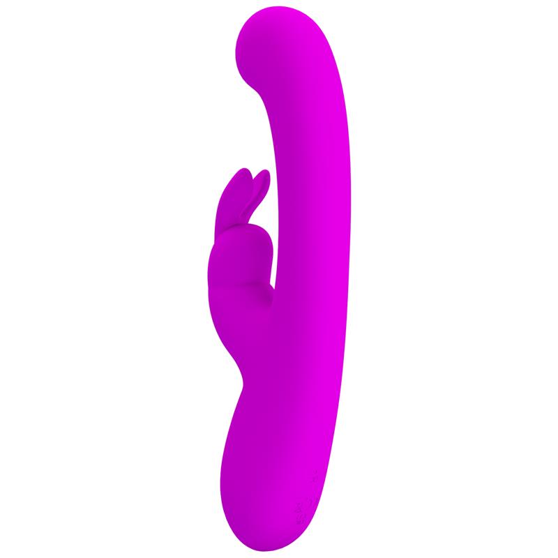 Lamar Vibrator G-Spot Rabbit Violet