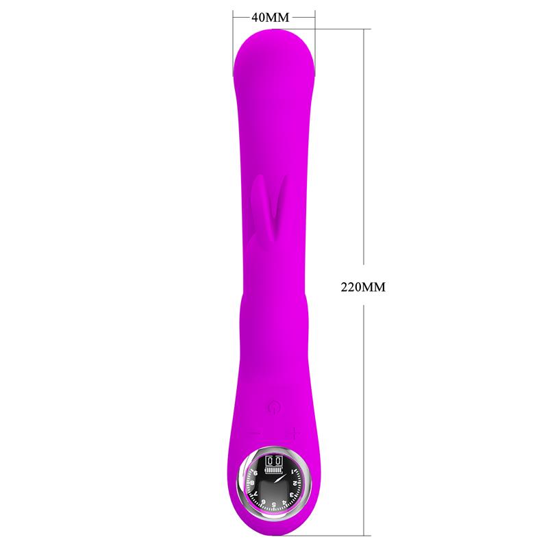 Lamar Vibrator G-Spot Rabbit Violet