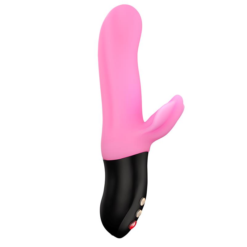 Vibrator with Thrusting Bi Stronic Fusion Candy Rose