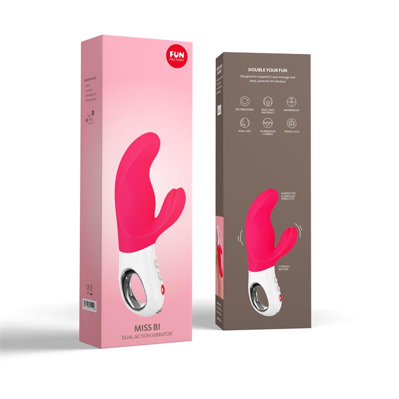 G-Spot vibe Miss Bi Pink and White