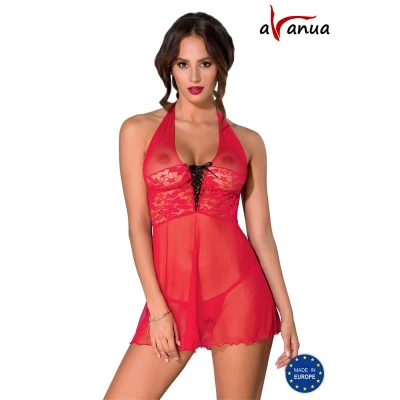 CYRA Chemise Red/Black