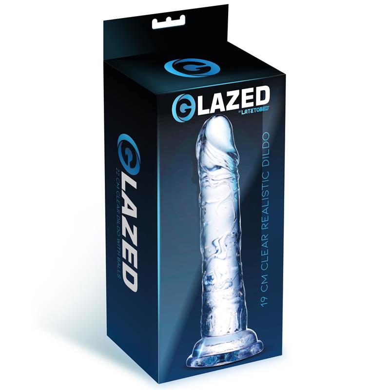 Realistic Dildo Crystal Material 19 cm