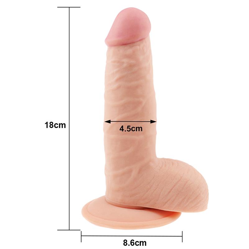 Dildo The Ultra Soft Dude 7.5 Flesh