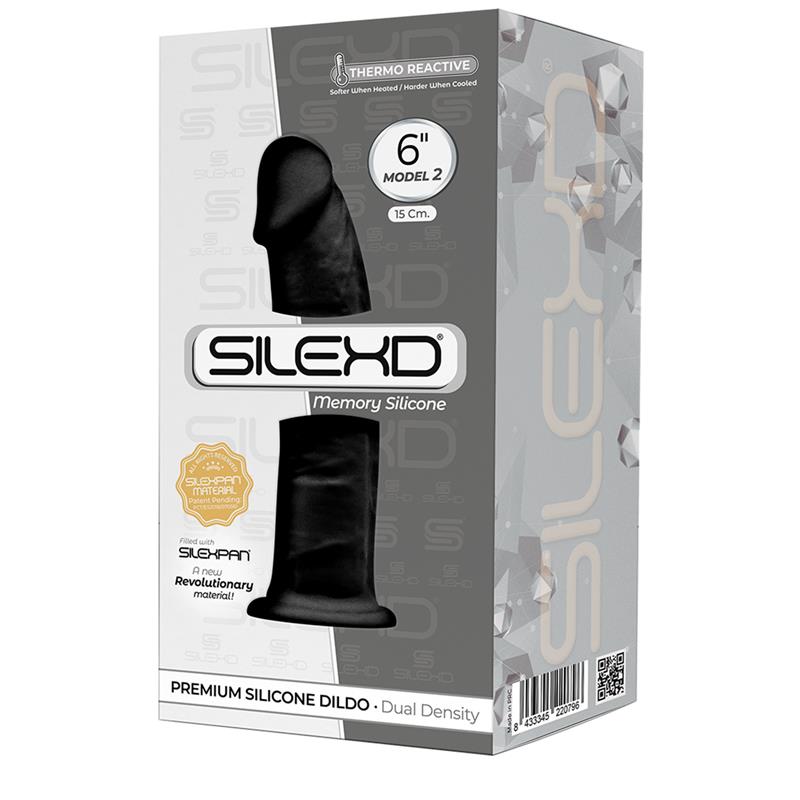 Dildo Dual Density Mod. 2 - 6 Black