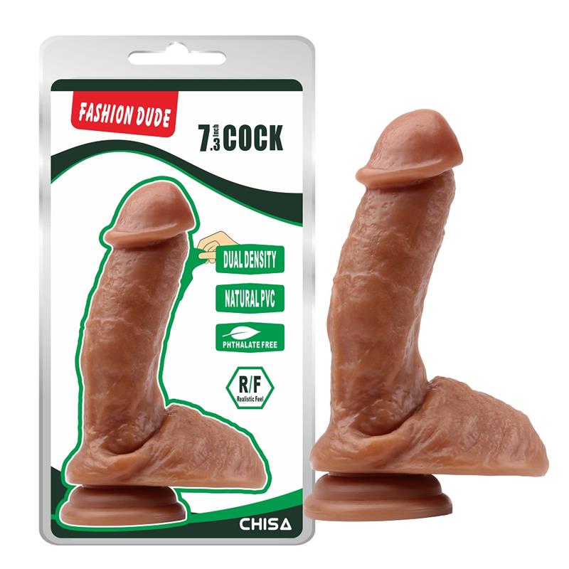 Dildo Dual Density Fashion Dude 18.5 x 4.3 cm Latin