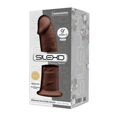 Dual Density Dildo Mod. 2 - 9 Brown