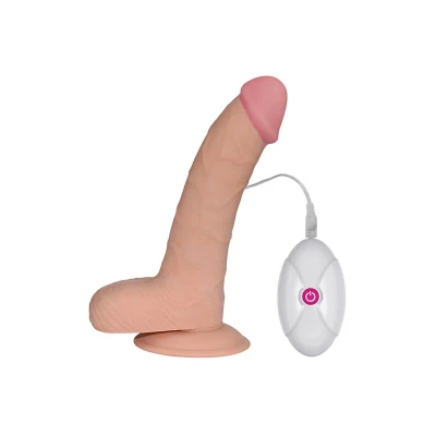 Dildo The Ultra Soft Dude con Vibraci?n 8.8 Natural