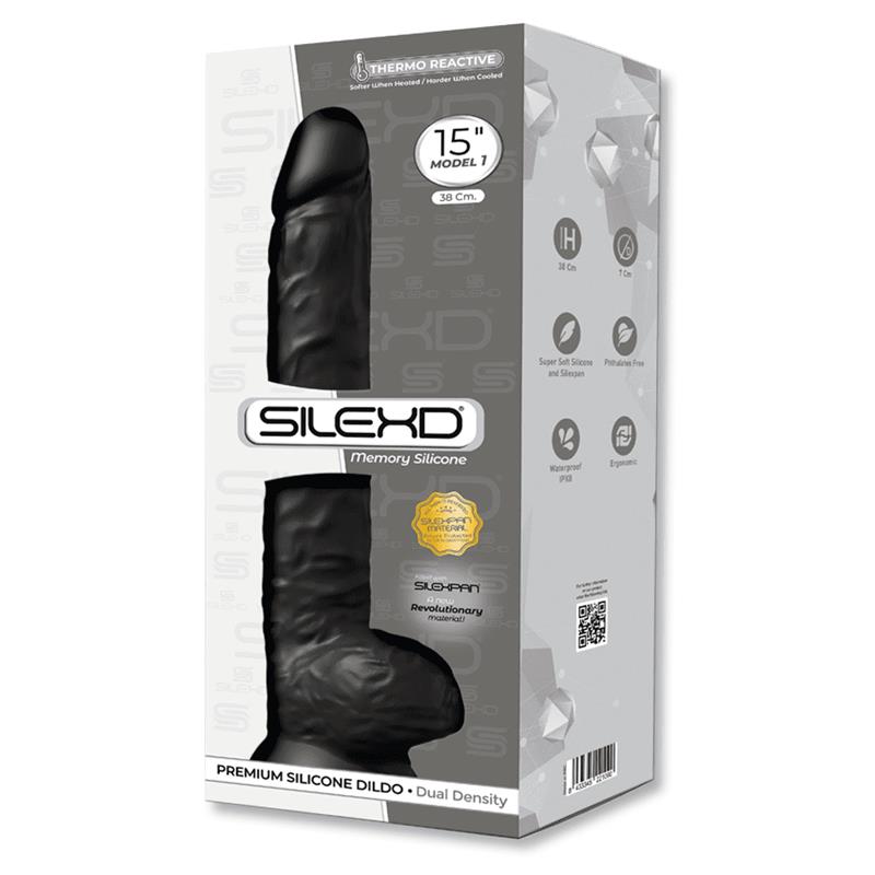 Dildo Dual Density Model 1 15 Black