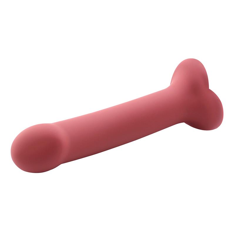 Bouncy Liquid Silicone Dildo Hiper Flexible 6.5 - 16.5 cm Size S Burgundy