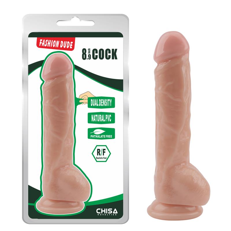 Dildo Dual density Fashion Dude 8.9 Flesh