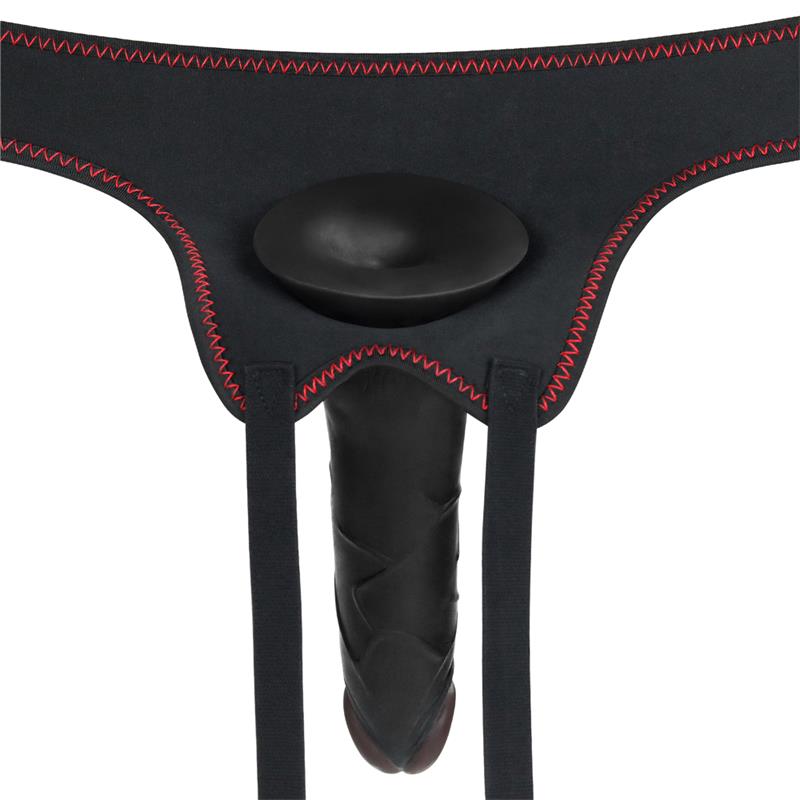 Adjustable Strap on with Dildo 10 Vibrations 7.5