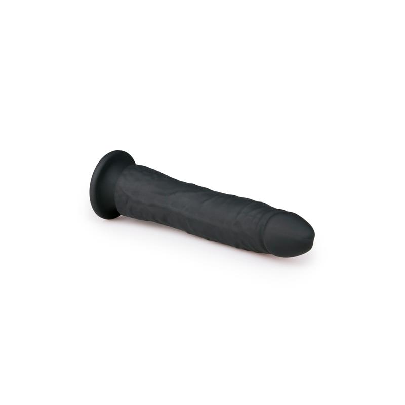 Silicone Dildo Black - 21 cm