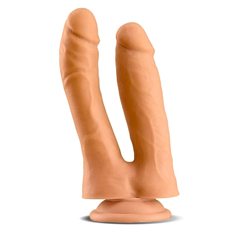 Twin Double Realistic Dildo 7.1 Flesh