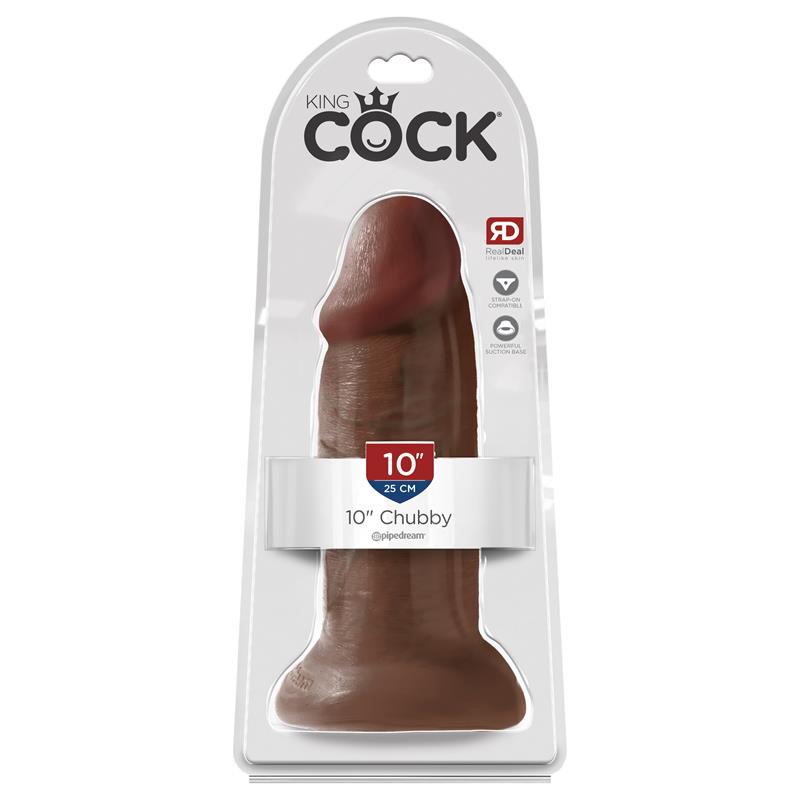 Dildo Chubby 10  Brown