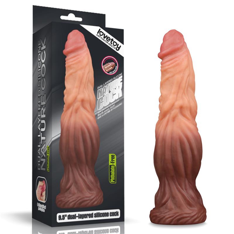 Dildo Nature 9.5 Dual Layer