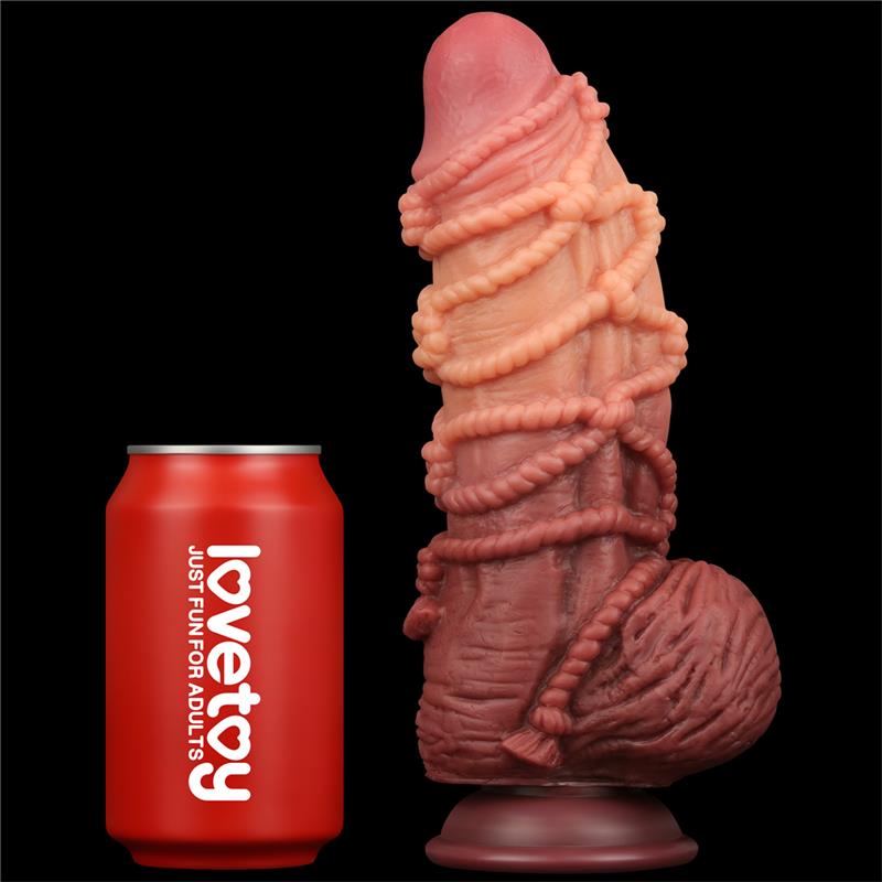 Dildo Dual Layer King Size Nature 9.5