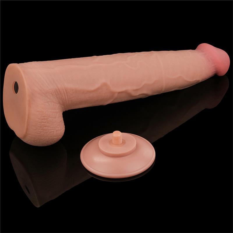 Dildo Dual Layer Sliding Skin 13.5