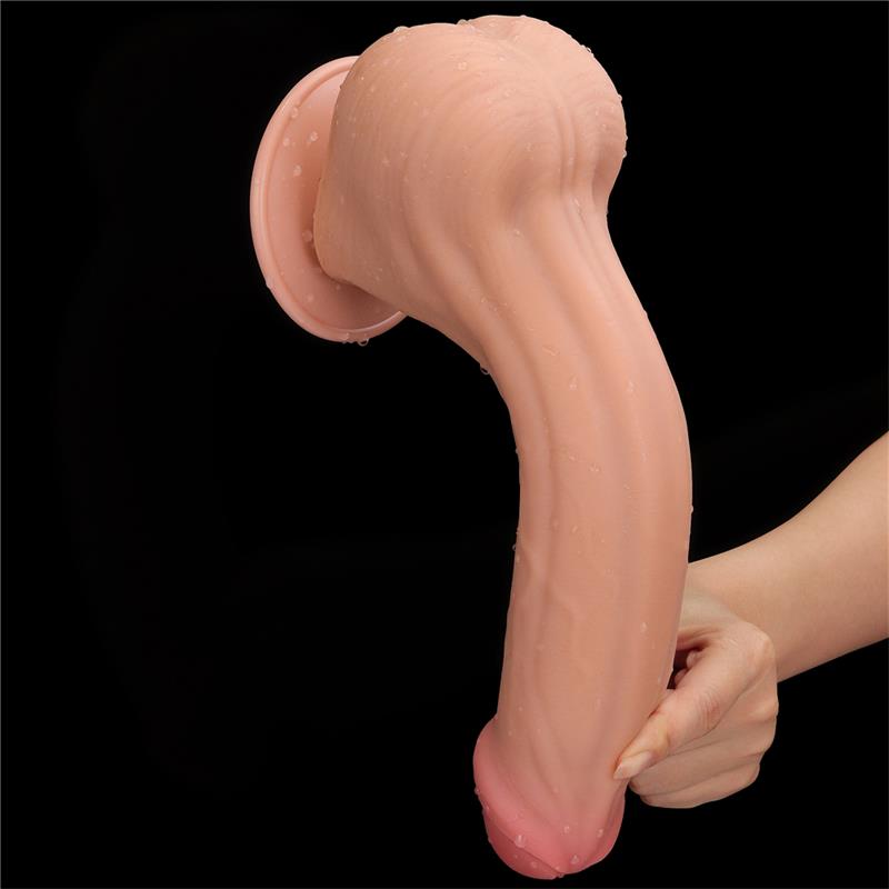 Dildo Dual Layer Sliding Skin 11.5