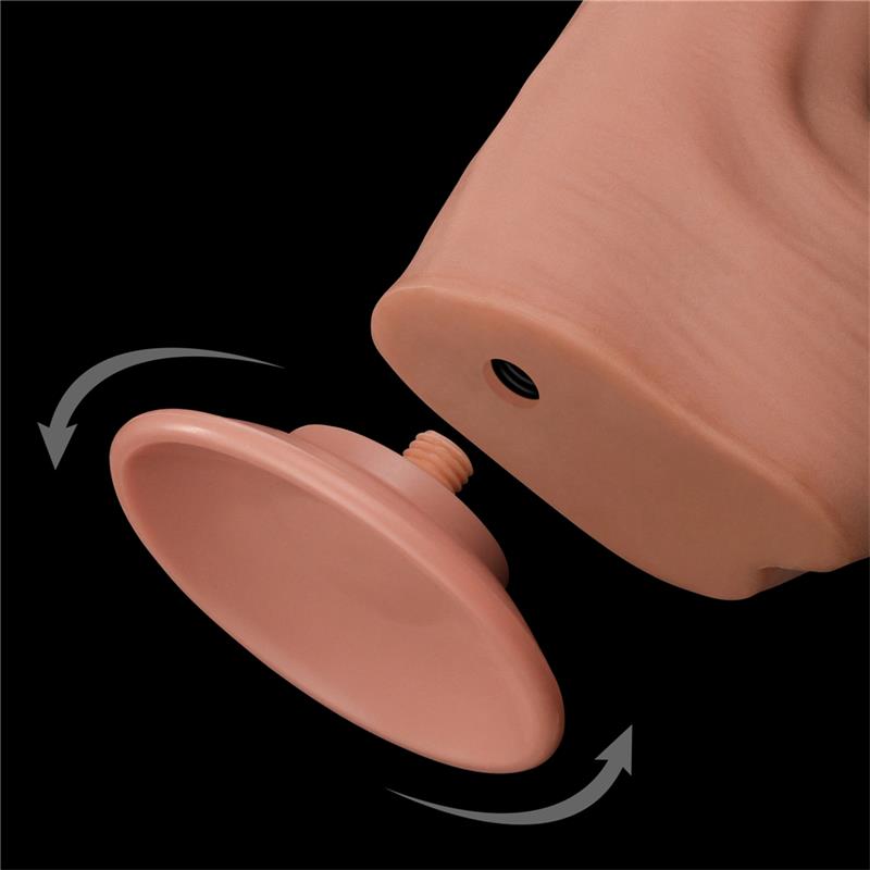 Dildo Dual Layer Sliding Skin 11.5