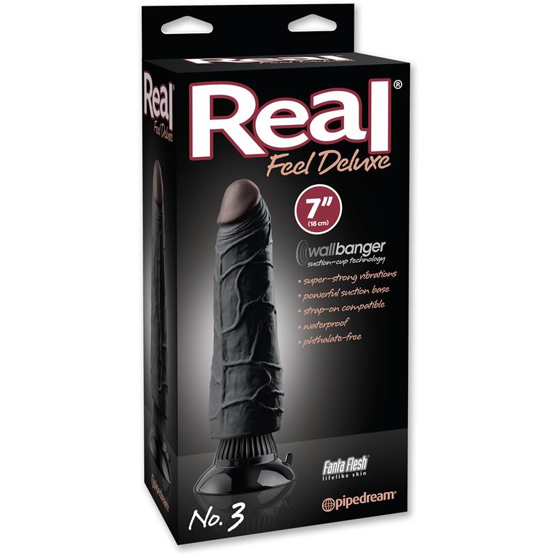 Real Feel Deluxe No. 3  17,8 cm Black