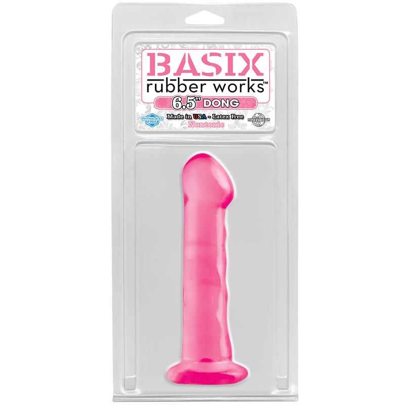 Dildo with Suction 16.51 cm Pink