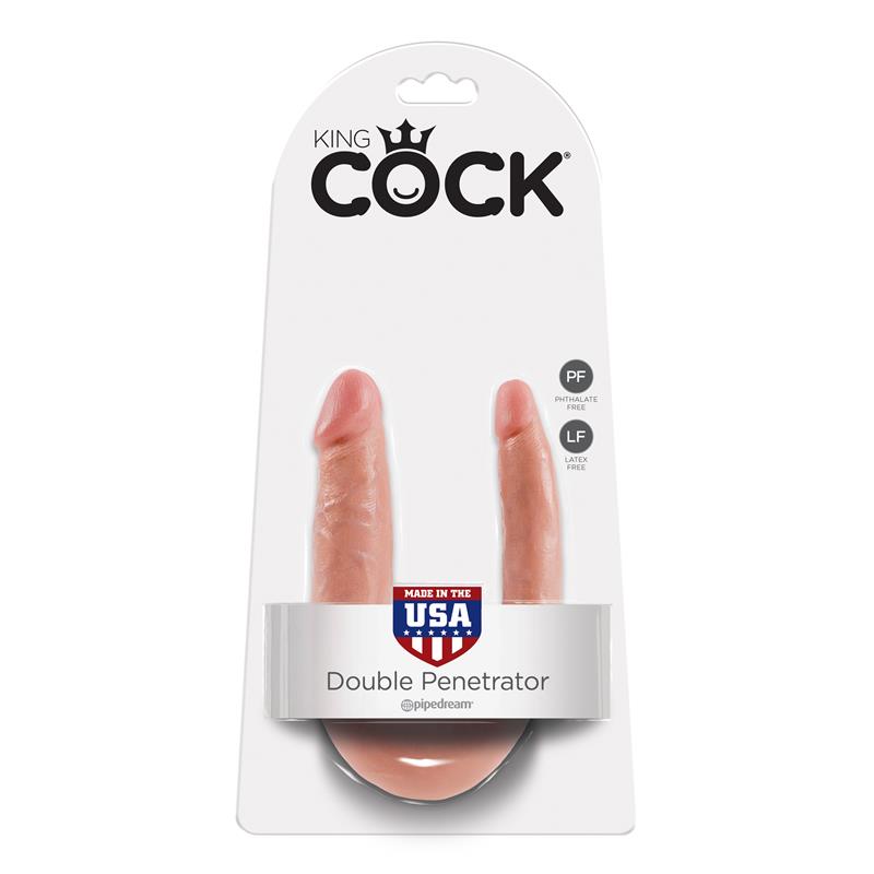 King Cock Double Penetrator Cock?Small 5 - Flesh