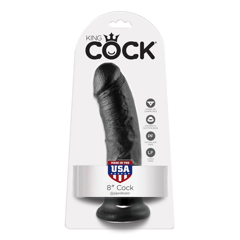 King Cock Dildo 8 - Black