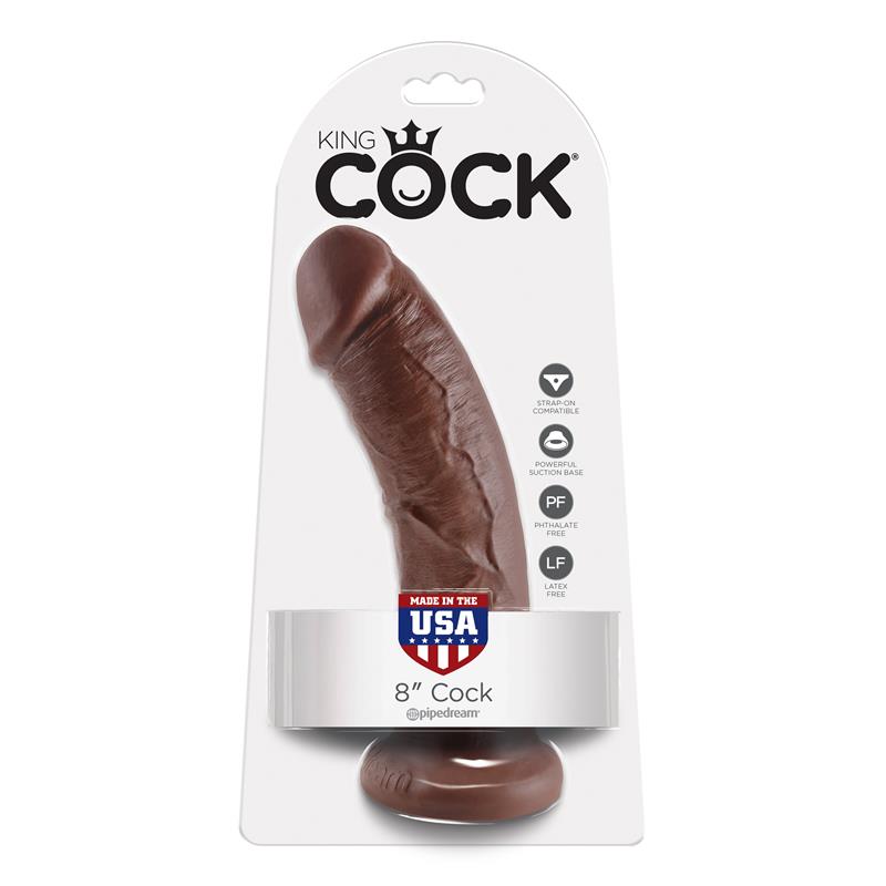 King Cock Dildo 8 - Brown