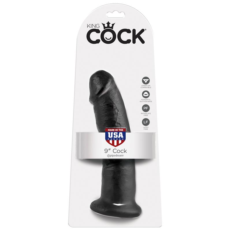 King Cock Dildo 9- Black